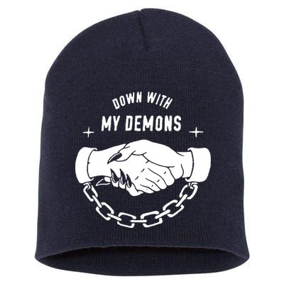 Down With My Demons Short Acrylic Beanie
