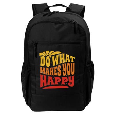 Do What Makes You Happy Positive Quote Backpack