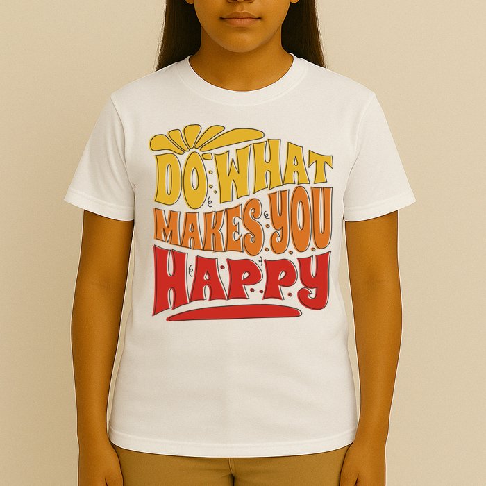 Do What Makes You Happy Positive Quote T-Shirt