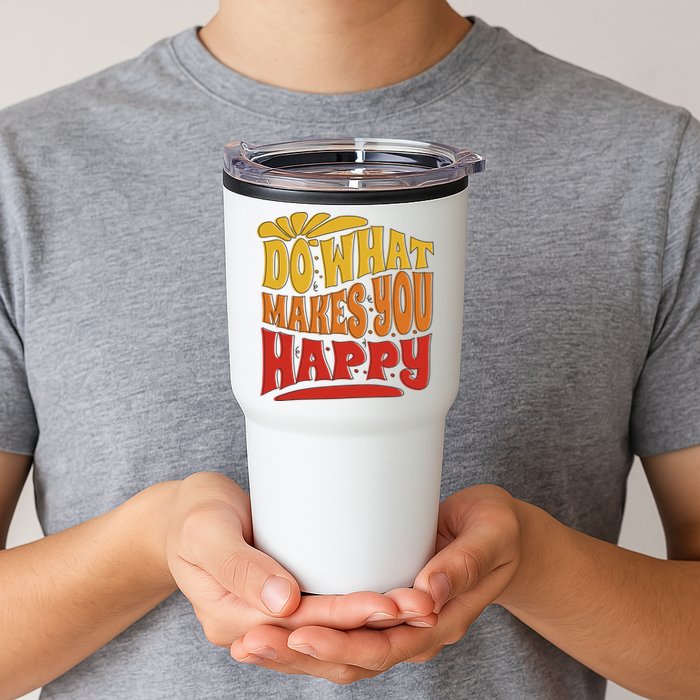 Do What Makes You Happy Positive Quote Tumbler