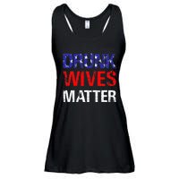 Drunk Wives Matter 4th Of July Beer Drinking Ladies Essential Flowy Tank