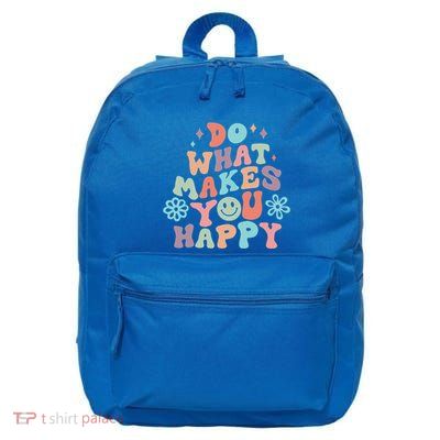 Do What Makes You Happy Aesthetic Trendy Cute Gift 16 in Basic Backpack