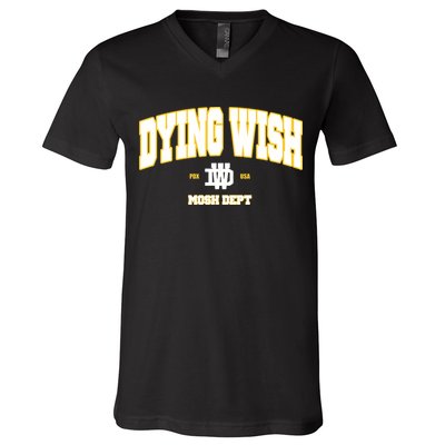 Dying Wish Mosh Dept V-Neck T-Shirt