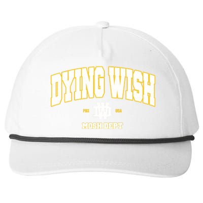 Dying Wish Mosh Dept Snapback Five-Panel Rope Hat