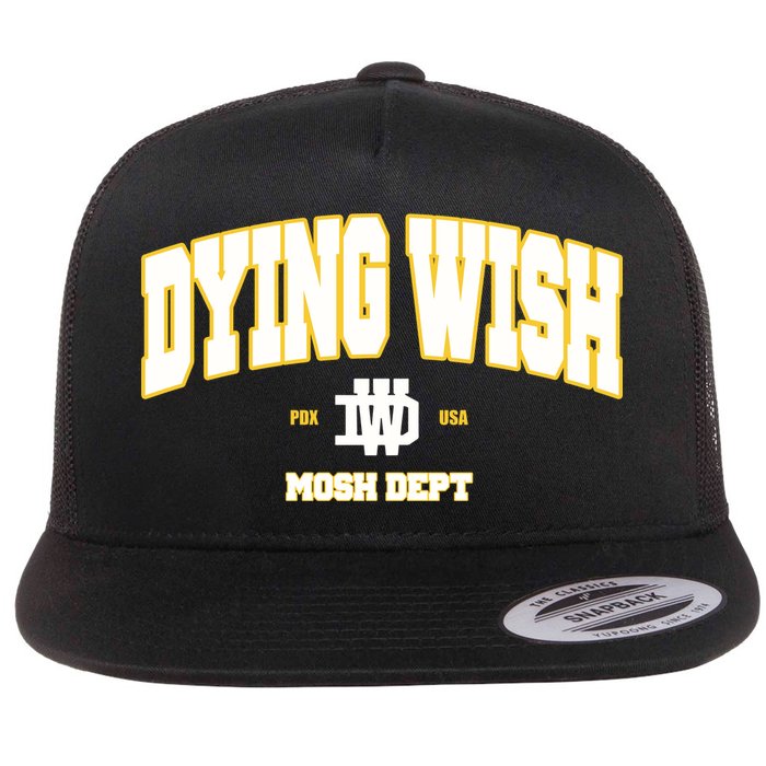 Dying Wish Mosh Dept Flat Bill Trucker Hat