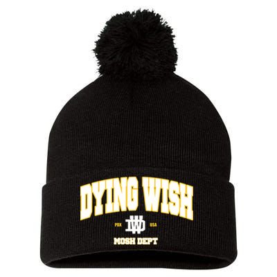 Dying Wish Mosh Dept Pom Pom 12in Knit Beanie