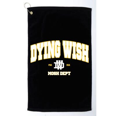 Dying Wish Mosh Dept Golf Towel