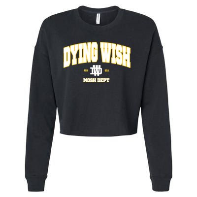 Dying Wish Mosh Dept Cropped Pullover Crew