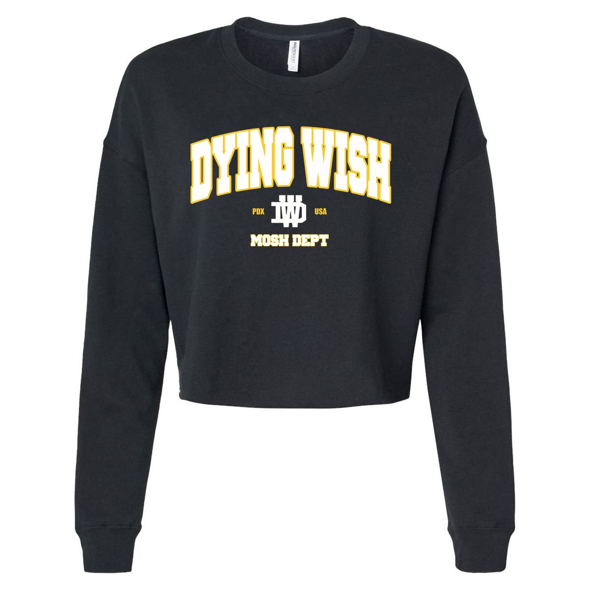 Dying Wish Mosh Dept Cropped Pullover Crew