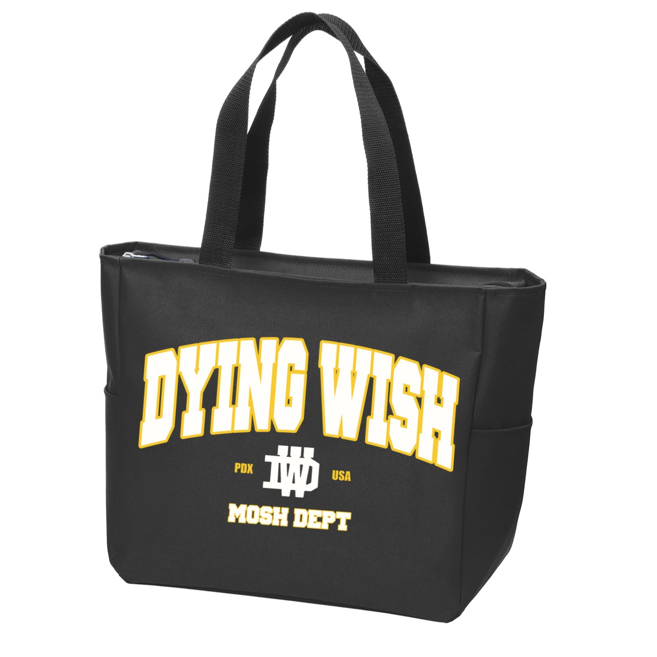 Dying Wish Mosh Dept Zip Tote Bag