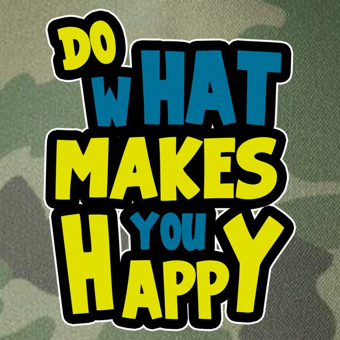 Do What Makes You Happy Postive Quote Legacy Tie Dye Trucker Hat