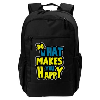 Do What Makes You Happy Postive Quote Backpack