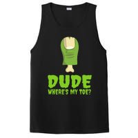 Dude WhereS My Toe Zombie Amputation Leg Amputee PosiCharge Competitor Tank