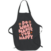 Do What Makes You Happy Hippie Retro Smile Apron