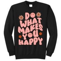 Do What Makes You Happy Hippie Retro Smile Sweatshirt