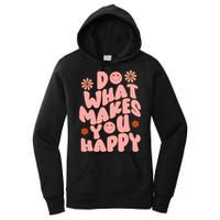 Do What Makes You Happy Hippie Retro Smile Women's Pullover Hoodie