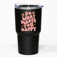 Do What Makes You Happy Hippie Retro Smile Tumbler