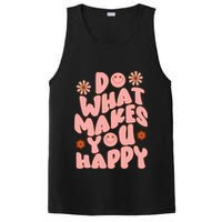 Do What Makes You Happy Hippie Retro Smile PosiCharge Competitor Tank