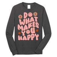 Do What Makes You Happy Hippie Retro Smile Long Sleeve Shirt