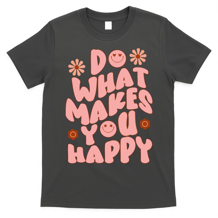 Do What Makes You Happy Hippie Retro Smile T-Shirt