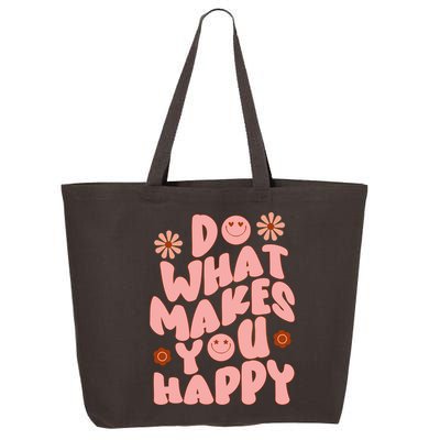 Do What Makes You Happy Hippie Retro Smile 25L Jumbo Tote