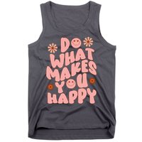 Do What Makes You Happy Hippie Retro Smile Tank Top