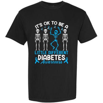 Diabetes Warrior Mom awareness It's Ok To Be Different Garment-Dyed Heavyweight T-Shirt