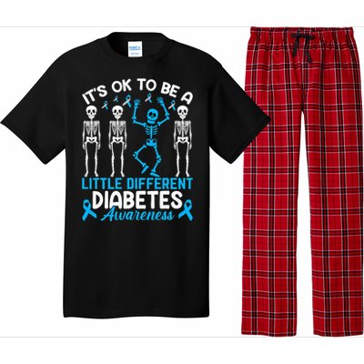 Diabetes Warrior Mom awareness It's Ok To Be Different Pajama Set