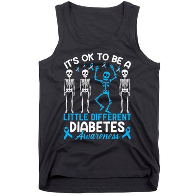 Diabetes Warrior Mom awareness It's Ok To Be Different Tank Top