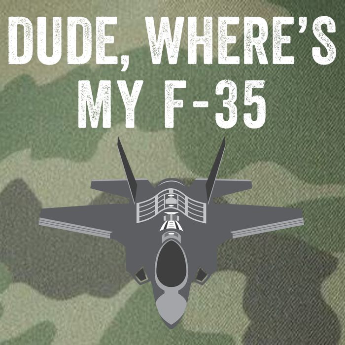 Dude Where’s My F35? Funny Missing F35 Meme Lost Gun Find My F35 Legacy Tie Dye Trucker Hat