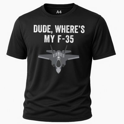 Dude Where’s My F35? Funny Missing F35 Meme Lost Gun Find My F35 Performance Shirt