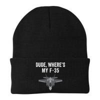 Dude Where’s My F35? Funny Missing F35 Meme Lost Gun Find My F35 Beanie