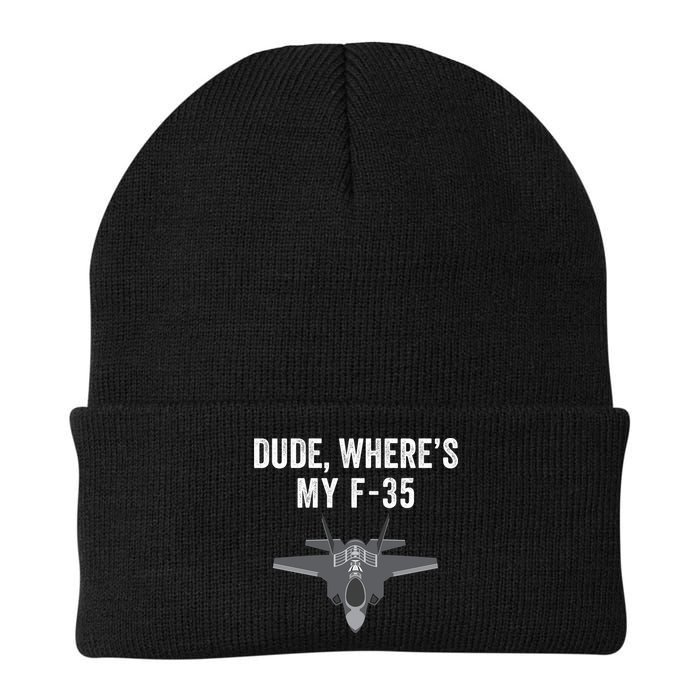 Dude Where’s My F35? Funny Missing F35 Meme Lost Gun Find My F35 Beanie