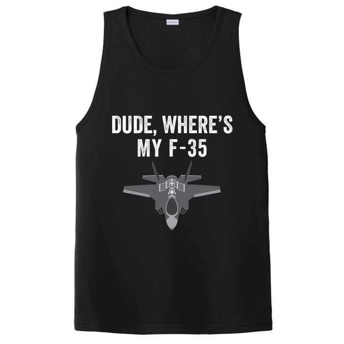 Dude Where’s My F35? Funny Missing F35 Meme Lost Gun Find My F35 PosiCharge Competitor Tank