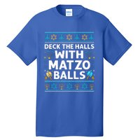 Deck Walls Matzo Balls Ugly Hanukkah Chanukah Tall T-Shirt