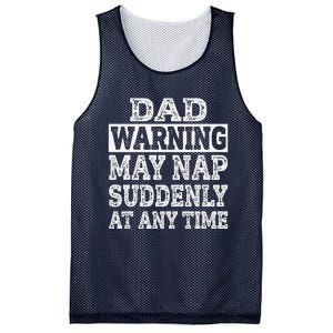 Dad Warning May Nap Suddenly At Any Time Father Mesh Reversible Basketball Jersey Tank