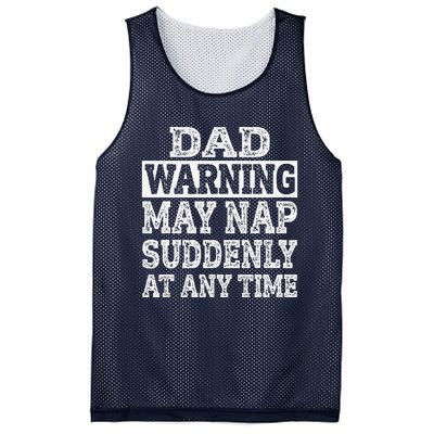 Dad Warning May Nap Suddenly At Any Time Father Mesh Reversible Basketball Jersey Tank