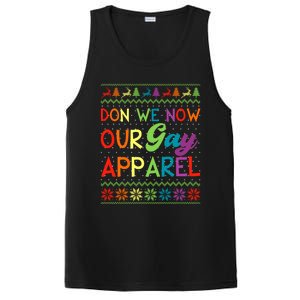 Don We Now Our Gay Lgbt Ugly Christmas Sweater Xmas Gift PosiCharge Competitor Tank