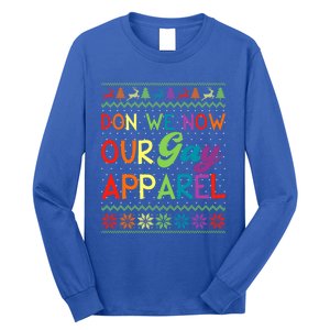 Don We Now Our Gay Lgbt Ugly Christmas Sweater Xmas Gift Long Sleeve Shirt