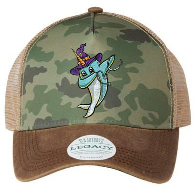 Dabbing Witch Narwhal Nurse Vintage Gift Legacy Tie Dye Trucker Hat