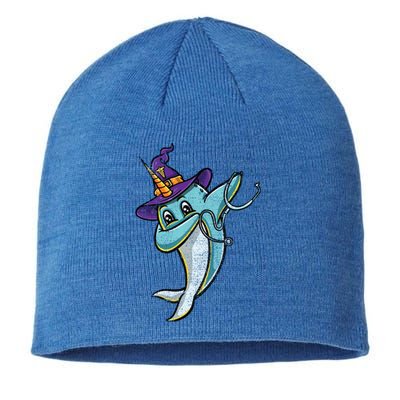 Dabbing Witch Narwhal Nurse Vintage Gift Sustainable Beanie