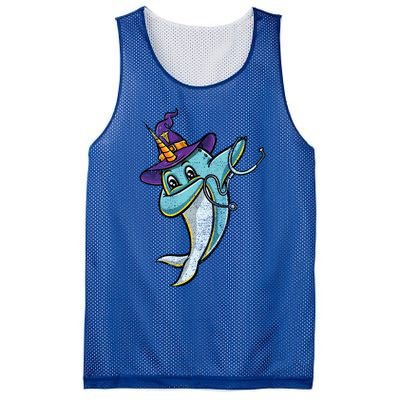 Dabbing Witch Narwhal Nurse Vintage Gift Mesh Reversible Basketball Jersey Tank