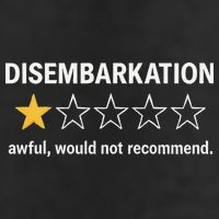 Disembarkation Would Not Recommend Cool Comfort Performance Bucket Hat