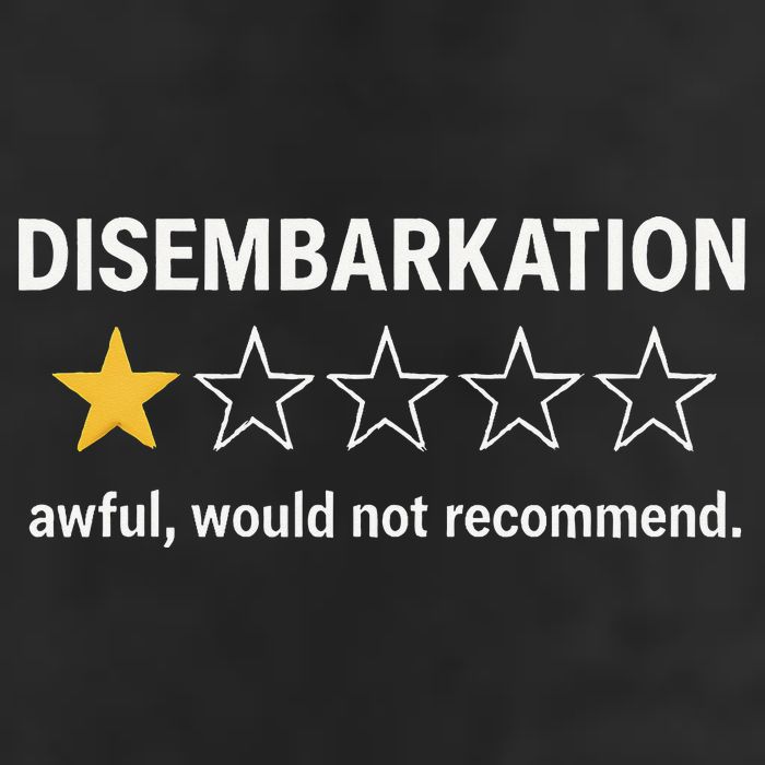 Disembarkation Would Not Recommend 25L Jumbo Tote