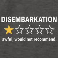 Disembarkation Would Not Recommend Vector Backpack