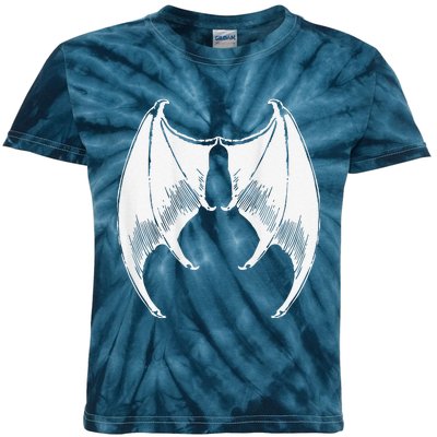 Dragon Wings Or Bat Wings On The BACK Halloween Easy Costume Kids Tie-Dye T-Shirt