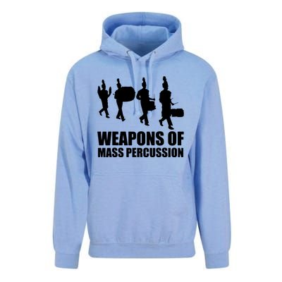 Drumline Weapons Of Mass Percussion Funny Drum Line Band Unisex Surf Hoodie