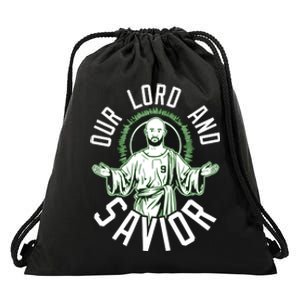 Derrick White Our Lord And Savior Drawstring Bag