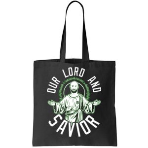 Derrick White Our Lord And Savior Tote Bag