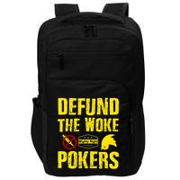 Defund Woke Pokers Impact Tech Backpack